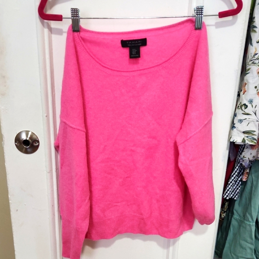 Tahari Women's Pink Sweater